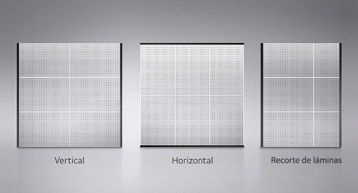 Añadiendo lámina vertical u horizontalmente, o recortando la lámina, ésta se puede redimensionar de forma flexible.