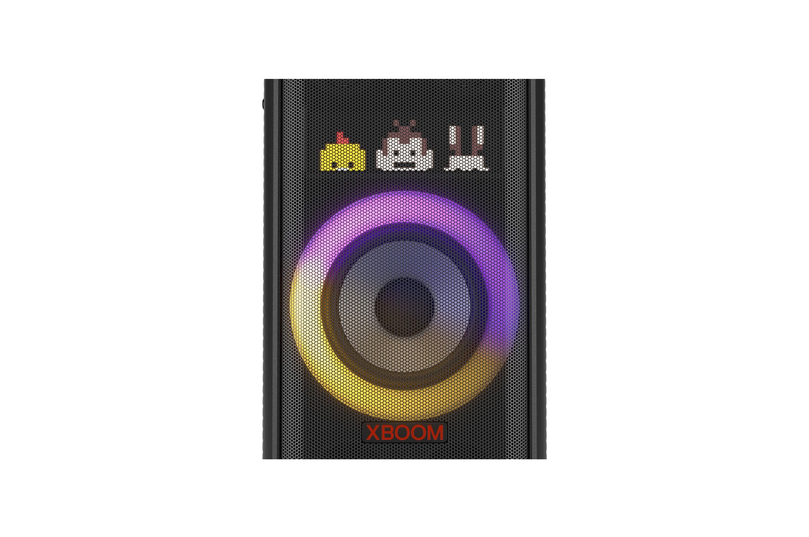 45-degree angle of back view. Showing handles.