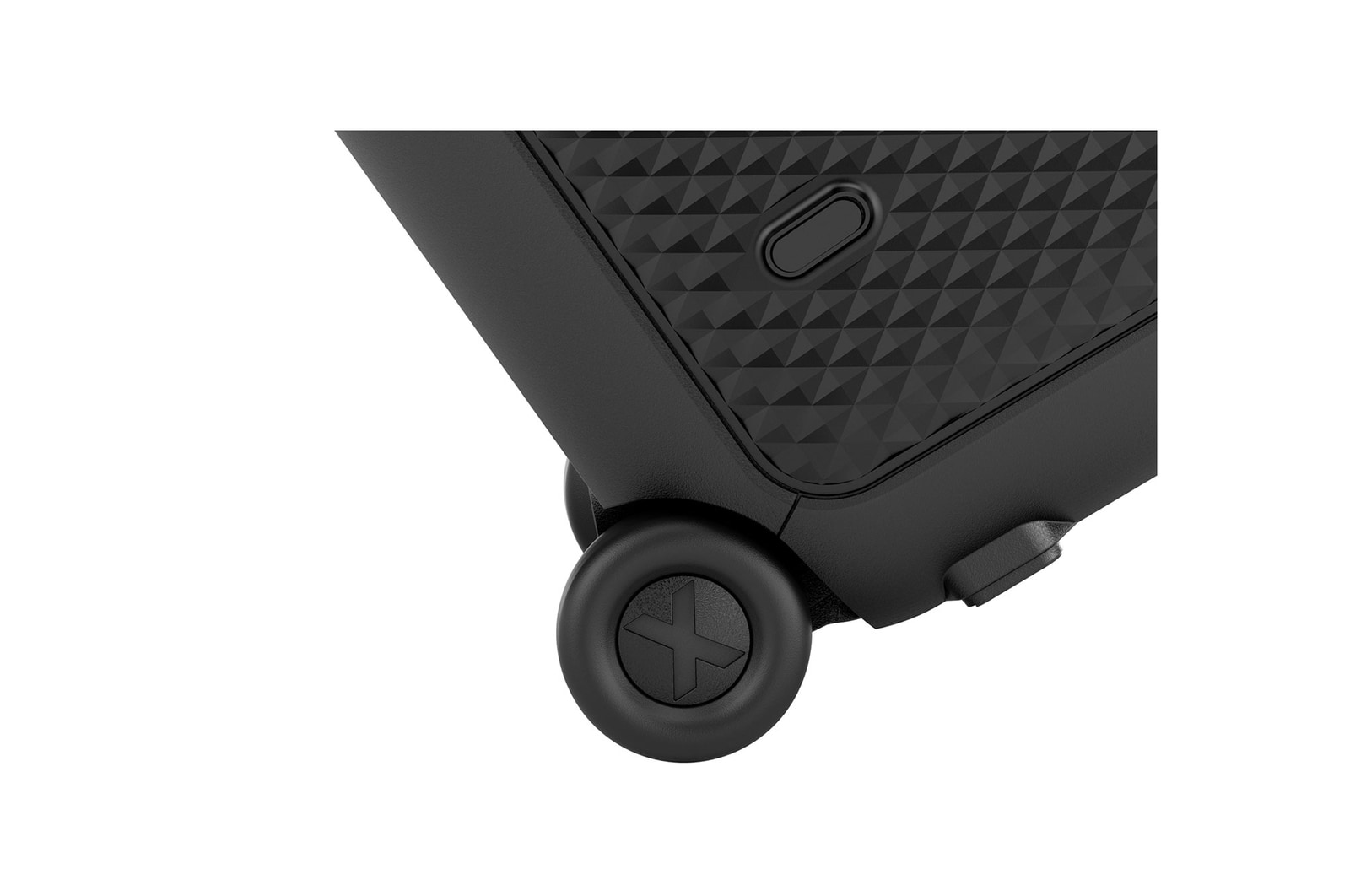 Close up of back view. It shows control panel.