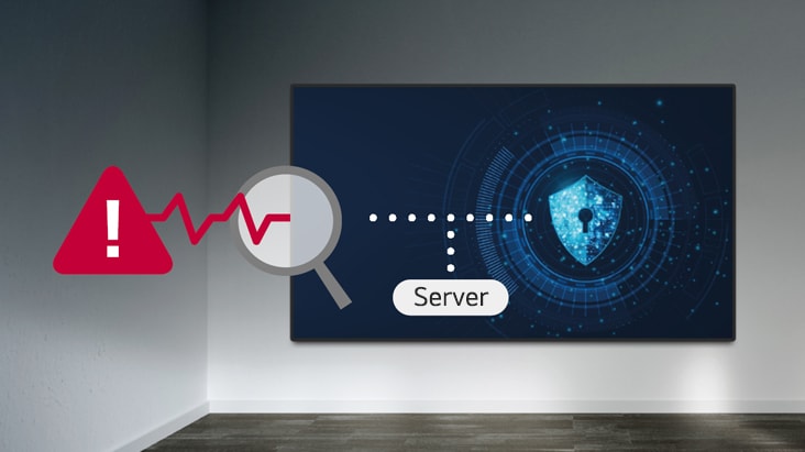 This image illustrates the server's capability to detect display errors as they occur.