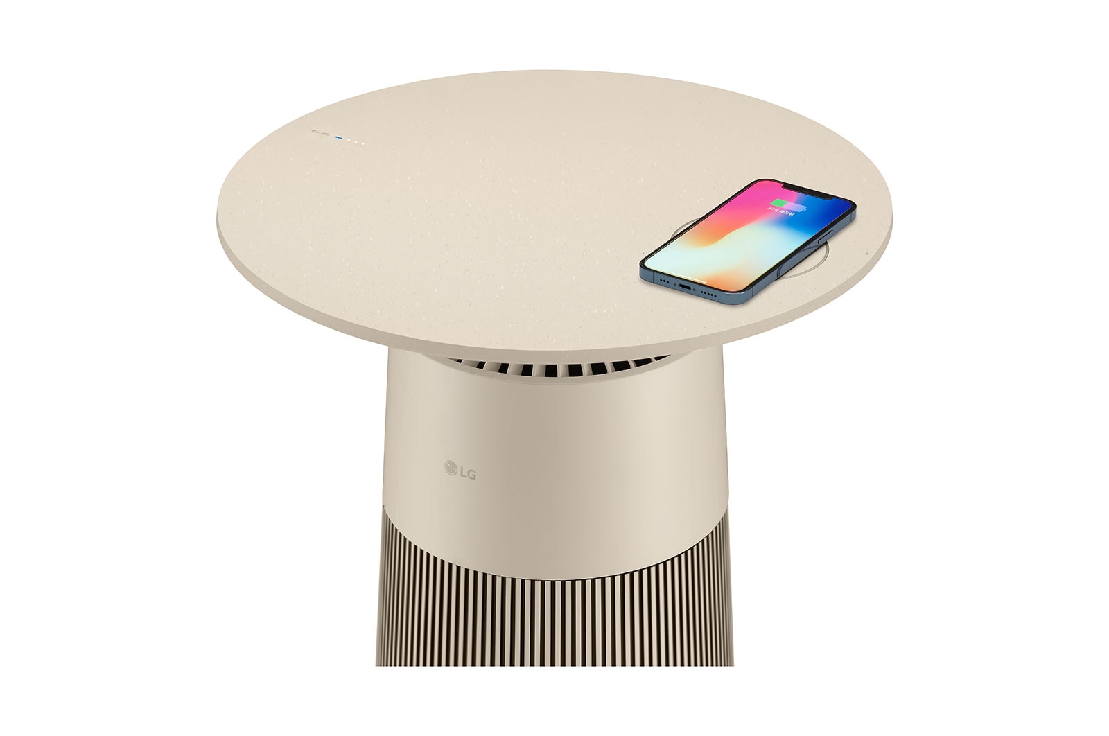 LG PuriCare™ AeroFurniture Air Purifier (Clay Brown) with Wireless Charging, AS20GPBK0