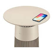 LG PuriCare™ AeroFurniture Air Purifier (Clay Brown) with Wireless Charging, AS20GPBK0