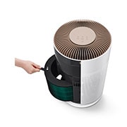 LG PuriCare™ 360º HIT Air Purifier (Brown) with compact and complete air purification, AS60GHCG0