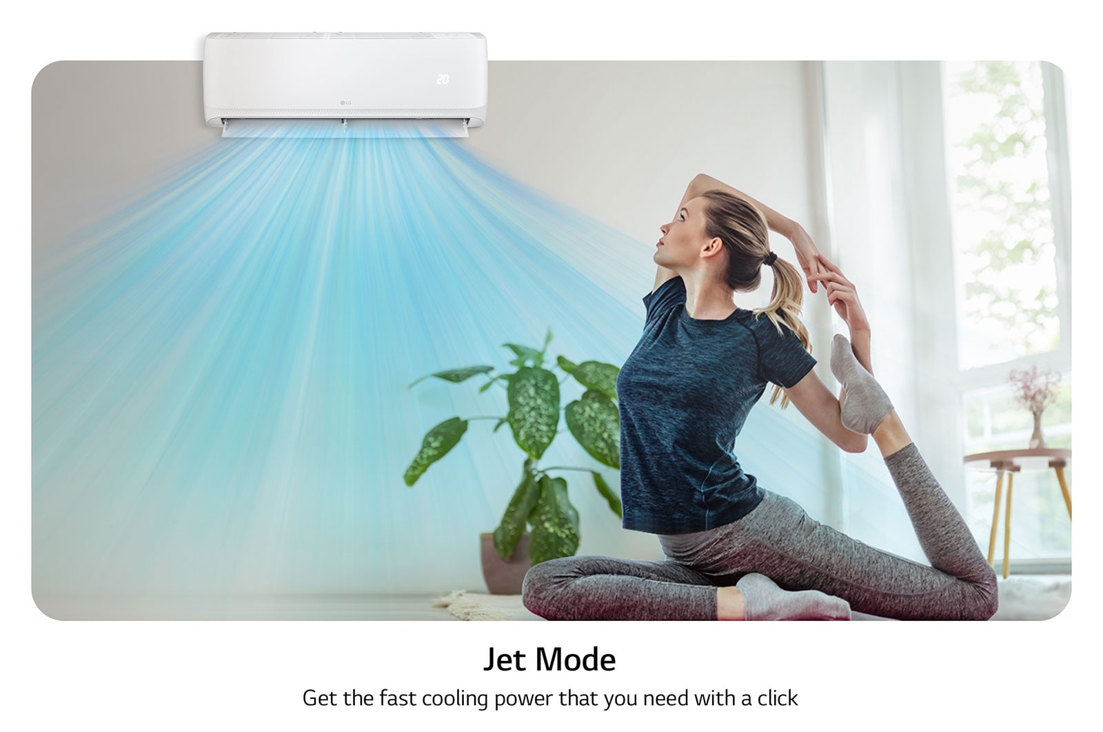 LG [2024] 2.5HP Lite Series Air Conditioner with Dual Sensing and Fast Cooling function, S3-C24HZCAA