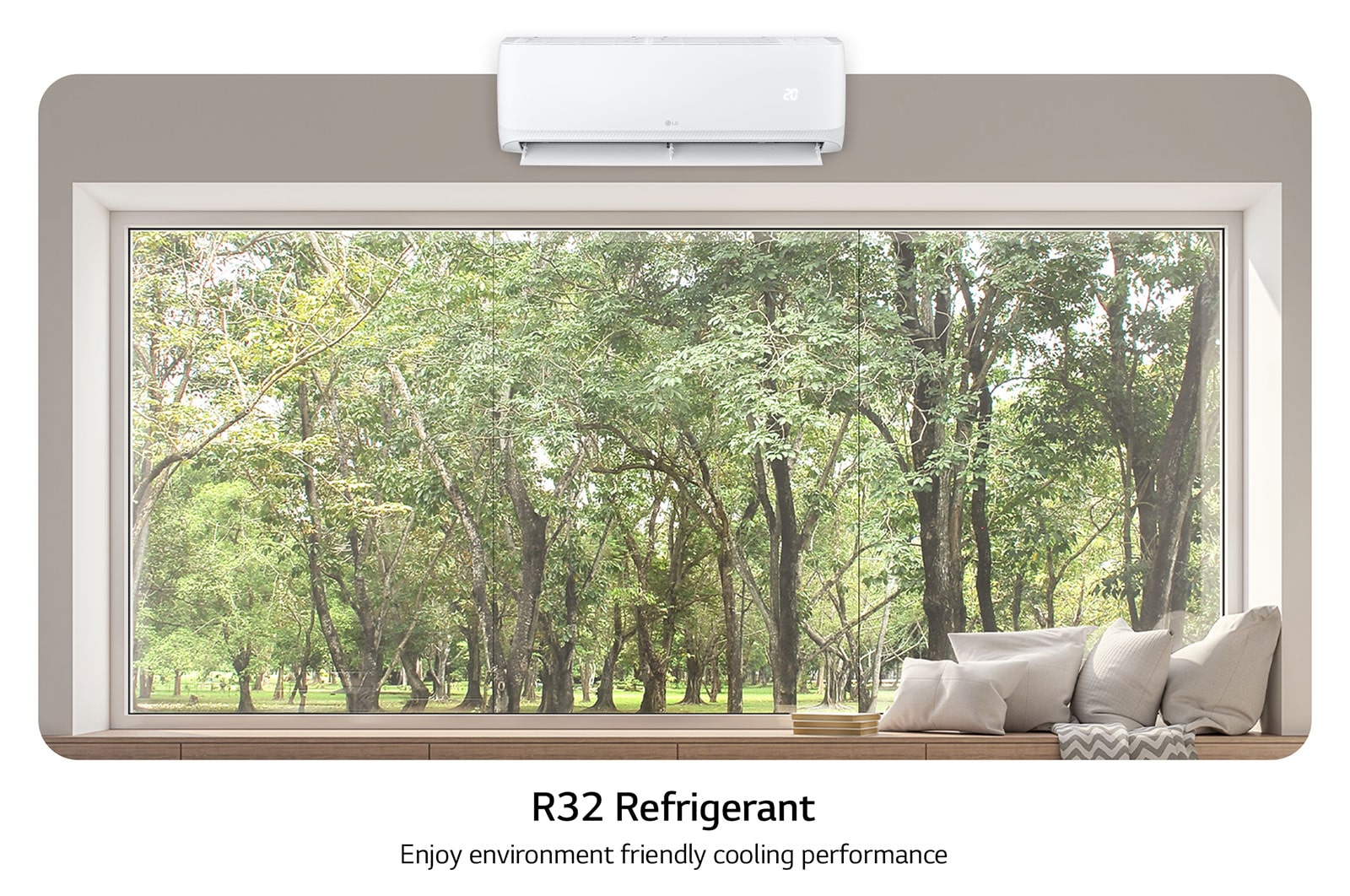 LG [2024] 2.5HP Lite Series Air Conditioner with Dual Sensing and Fast Cooling function, S3-C24HZCAA