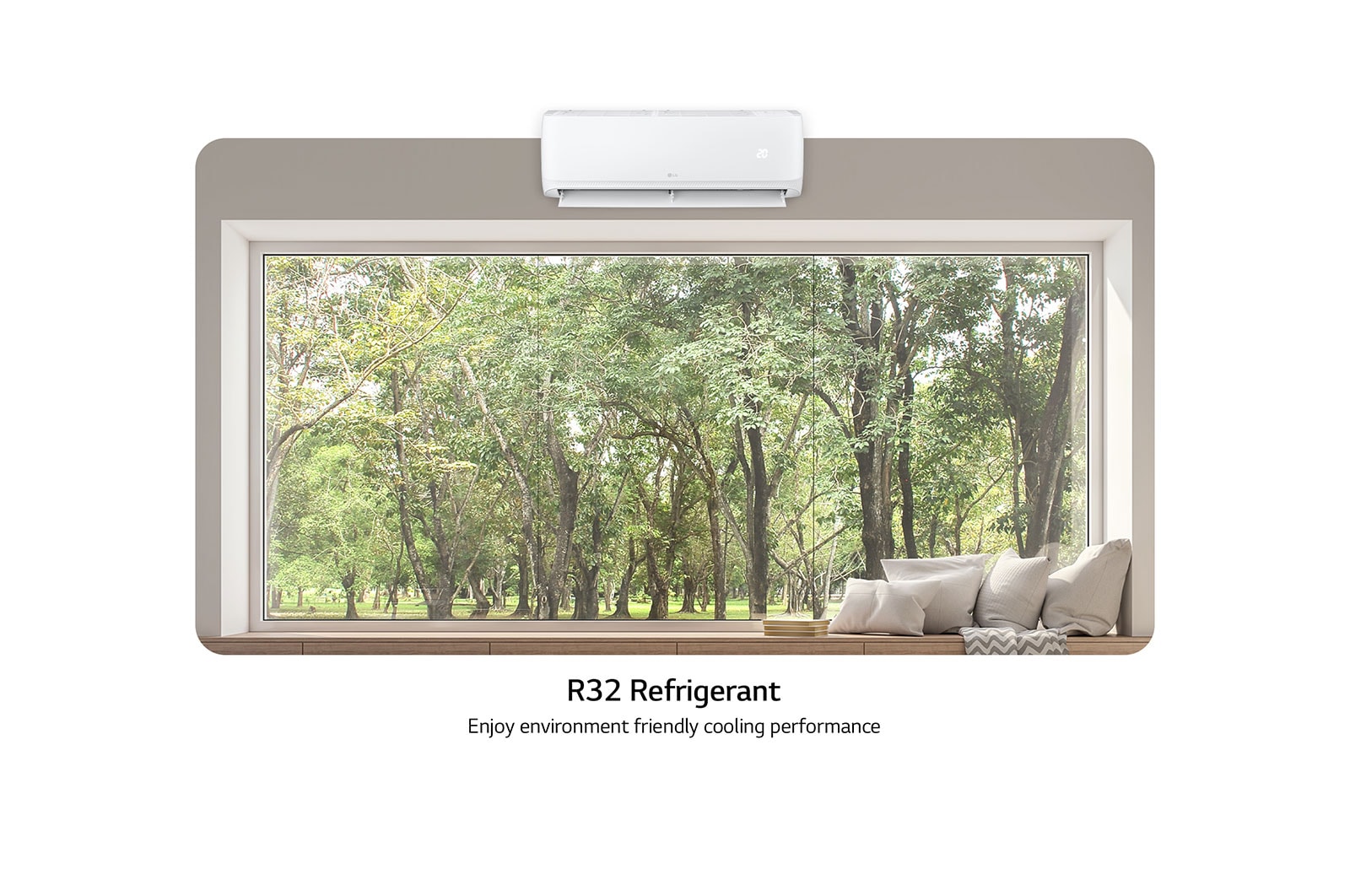 LG  [2024] 1.0HP Lite Series Air Conditioner with Dual Sensing and Fast Cooling function, S3-C09HZCAA