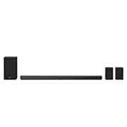 LG SN11R 770W 7.1.4ch Hi-Res Dolby Atmos Sound Bar with Meridian Technology, SN11R