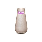 LG XBOOM 360 Portable Wireless Bluetooth Speaker with Omnidirectional Sound - Beige, XO3QBE