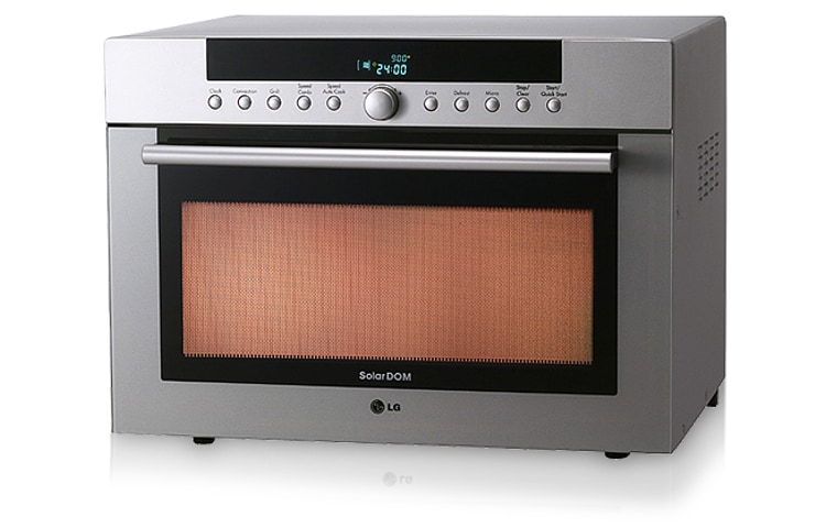 LG 34L, Silver Colour, Round Cavity Solar DOM convection microwave oven, MP-9485S