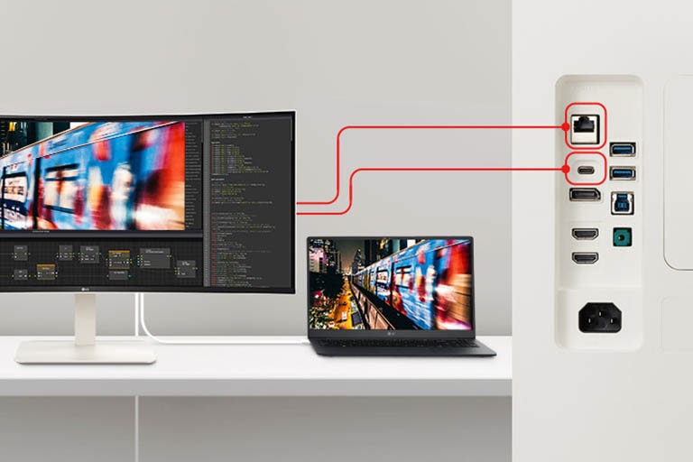 USB Type-C™, RJ45 port.