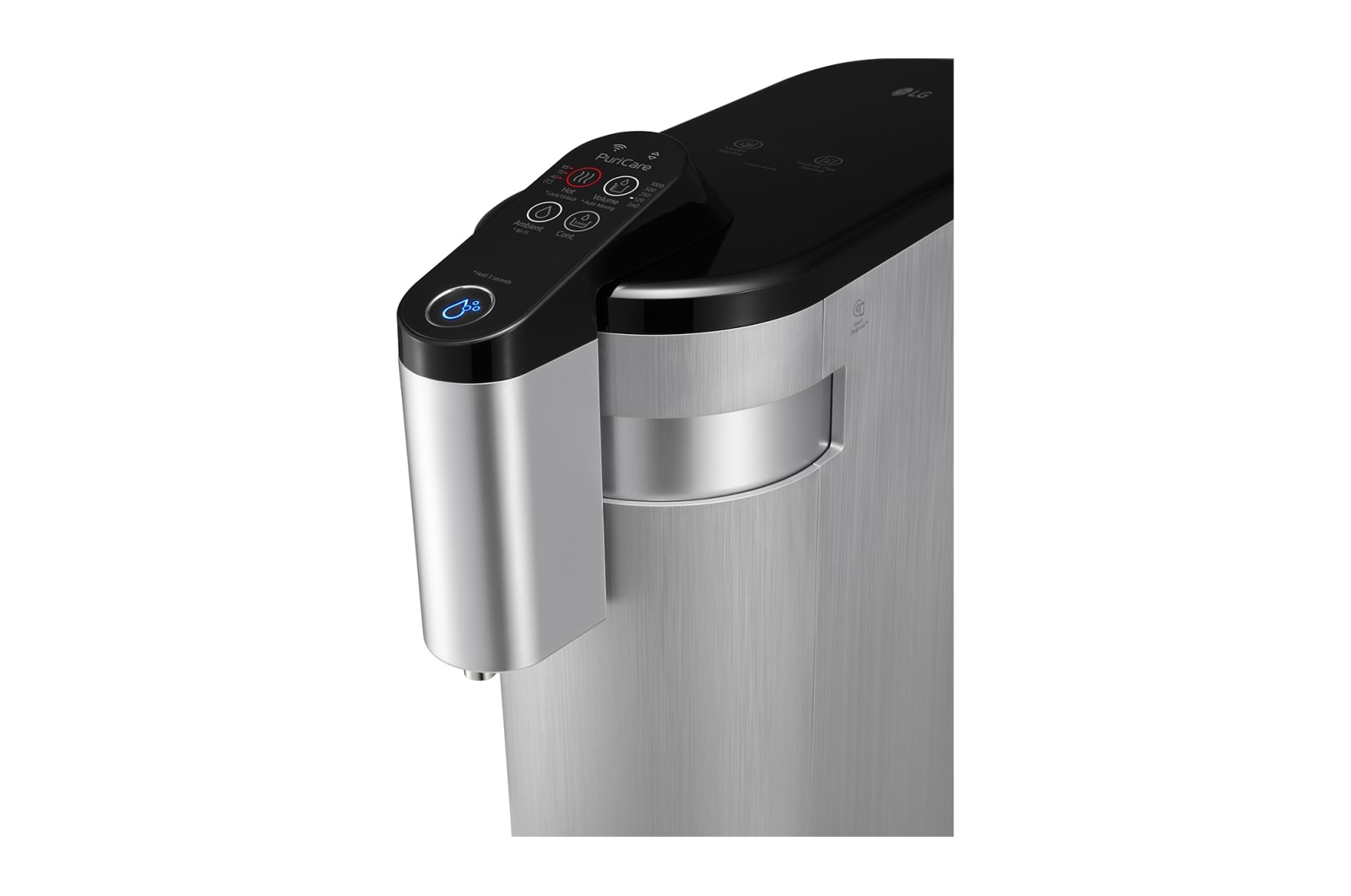 LG PuriCare™ Self-Service Tankless Water Purifier with 4-Stage Filtration Hot/Ambient., Silver  , WD216AN