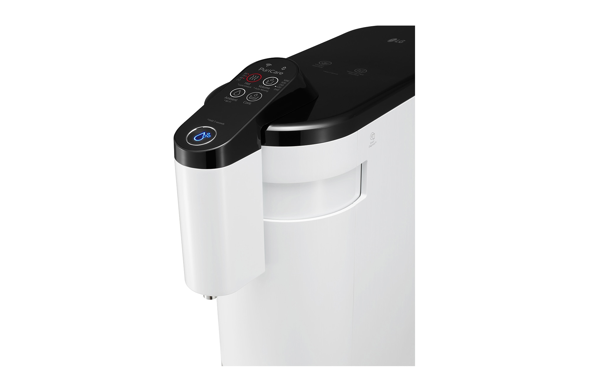 LG PuriCare™ Self-Service Tankless Water Purifier with 4-Stage Filtration Hot/ Ambient., White, WD216AN