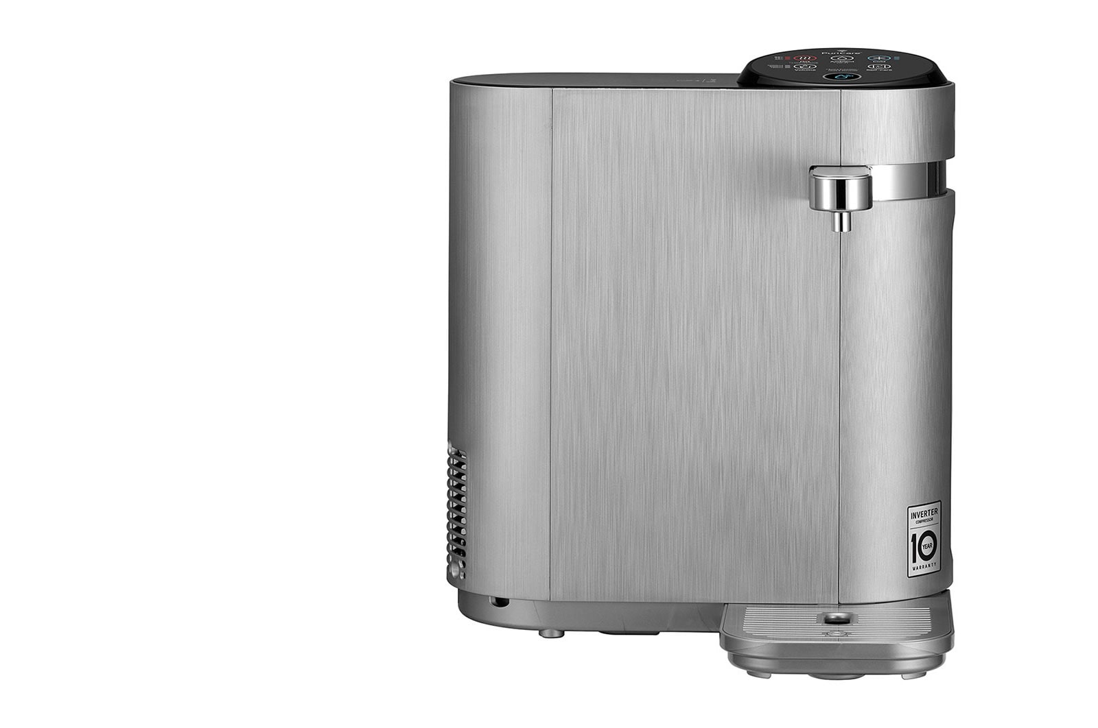 LG Tankless LG PuriCare™ Water Purifier with 3-stage filtration & Tankless Hot / Cold / Ambient water, Silver, WD512AN