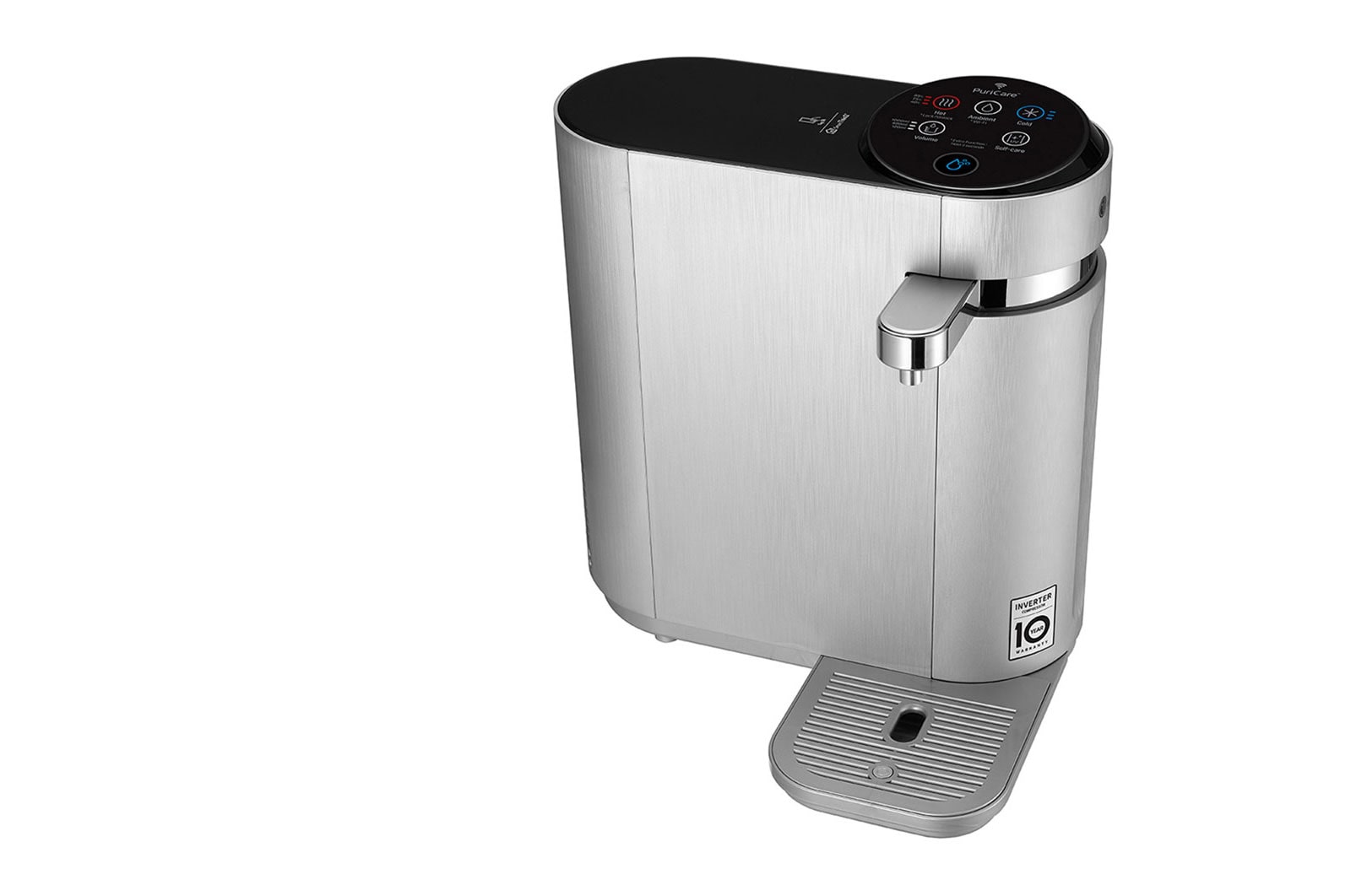 LG Tankless LG PuriCare™ Water Purifier with 3-stage filtration & Tankless Hot / Cold / Ambient water, Silver, WD512AN