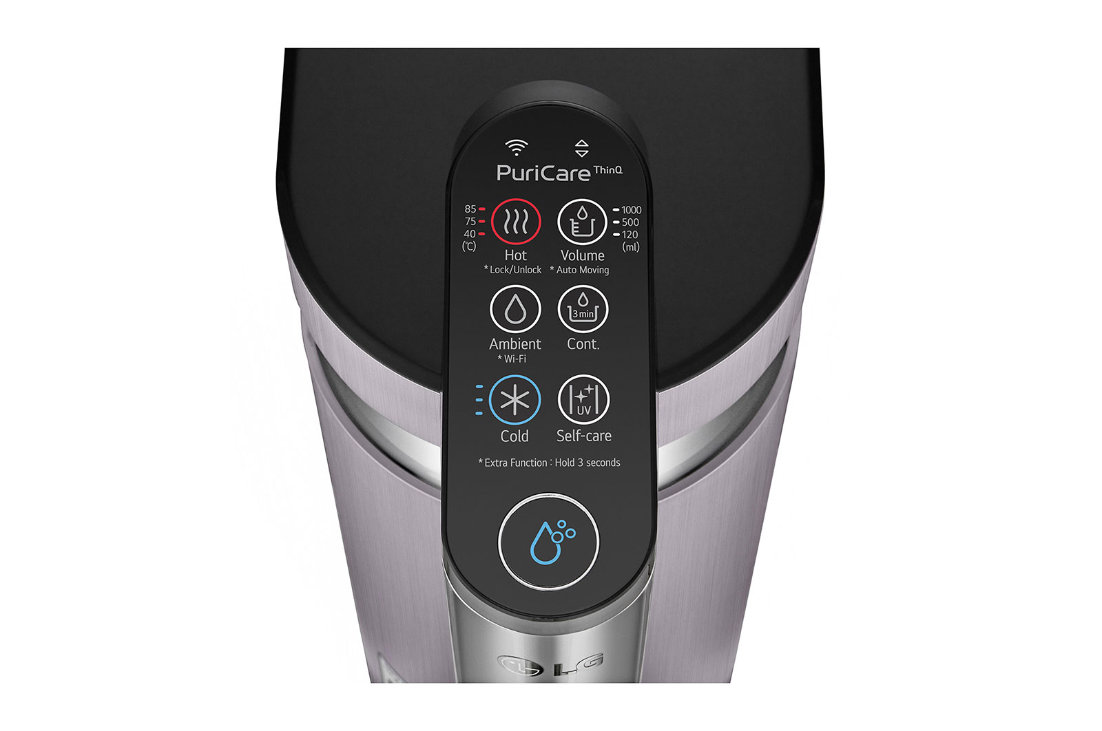 LG Tankless LG PuriCare™ Water Purifier with 3-stage filtration & Tankless Hot / Cold / Ambient, Shiny Rose , WD515AN