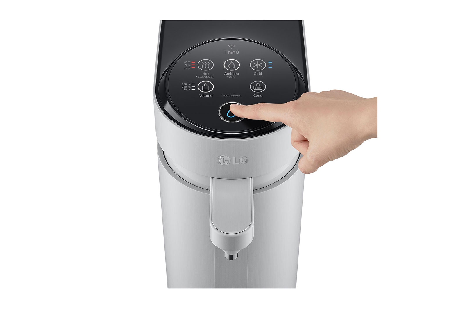 LG  LG PuriCare™ Tankless Water Purifier with 4-Stage filtration Hot / Cold / Ambient water, Grey, WD517AN