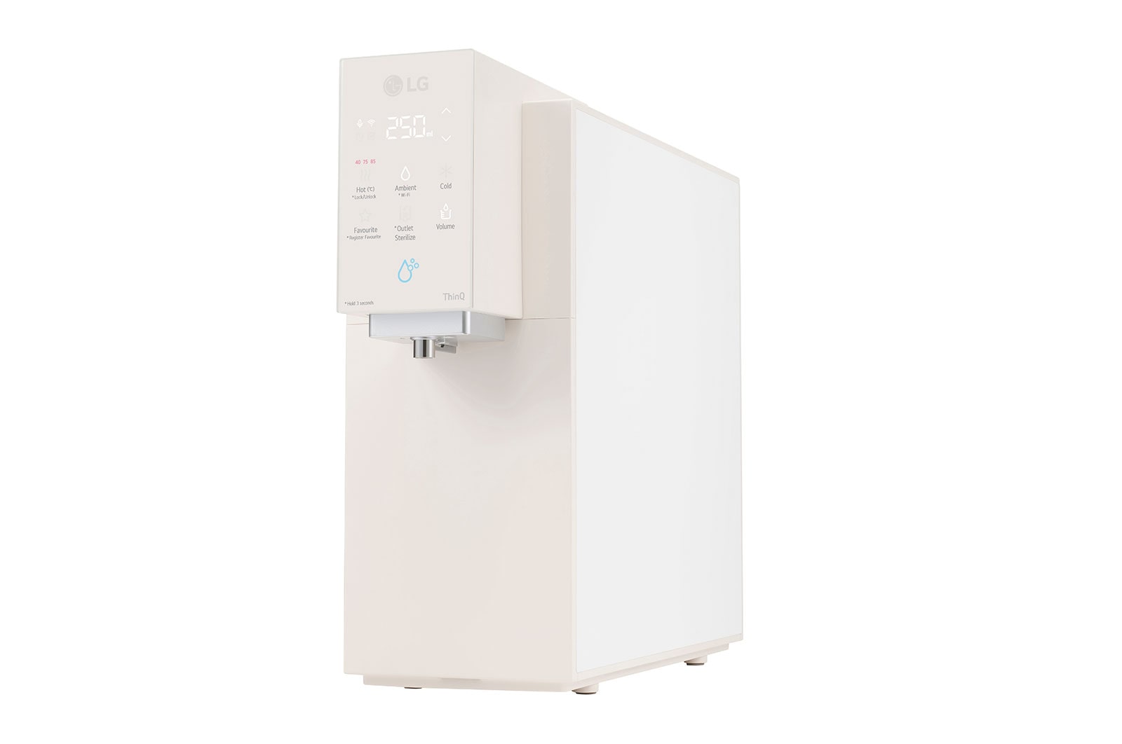 LG PuriCare Objet Collection Water Purifier, Calming Beige, WD518AN.ABGRLML