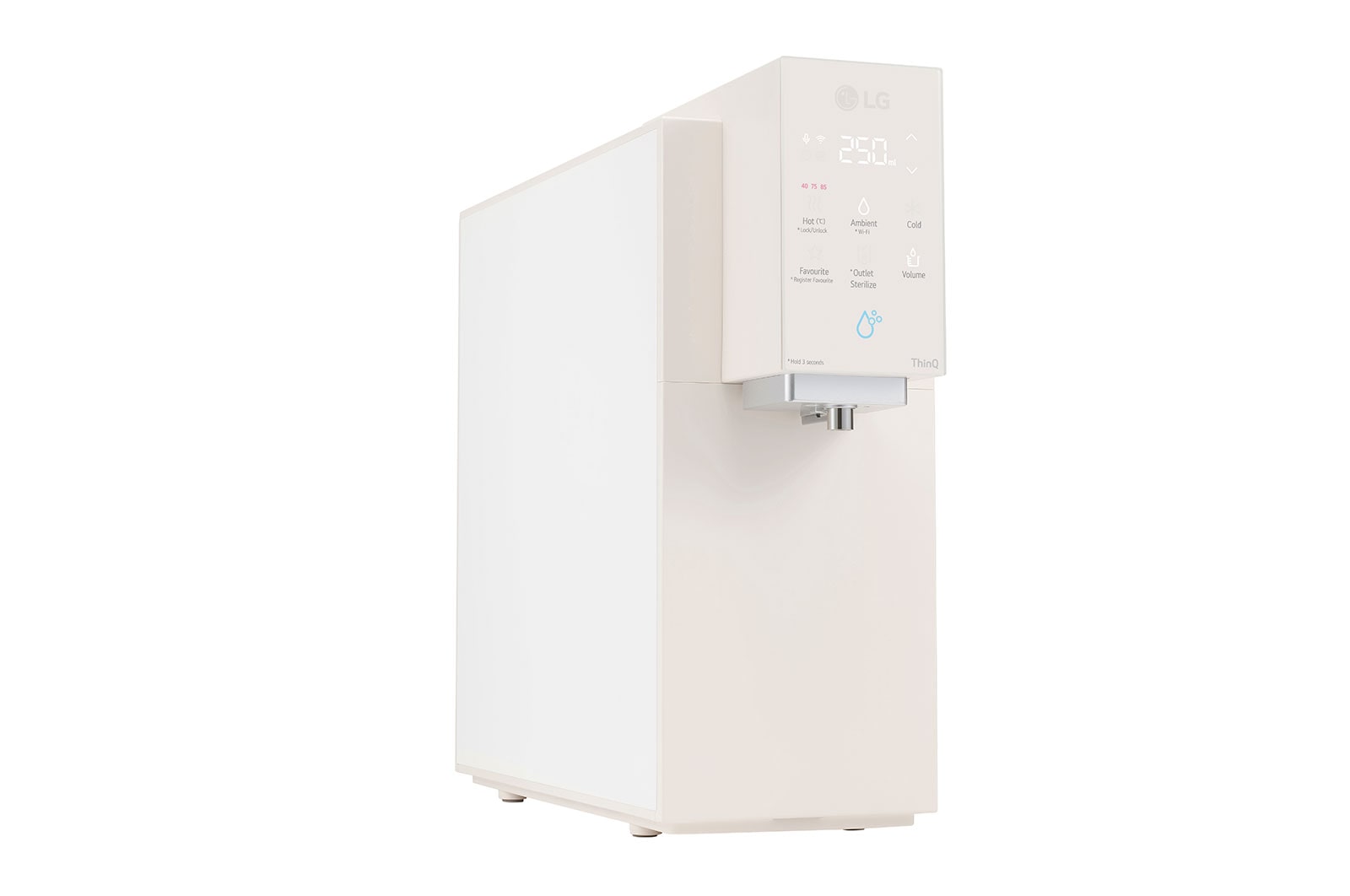 LG PuriCare Objet Collection Water Purifier, Calming Beige, WD518AN.ABGRLML