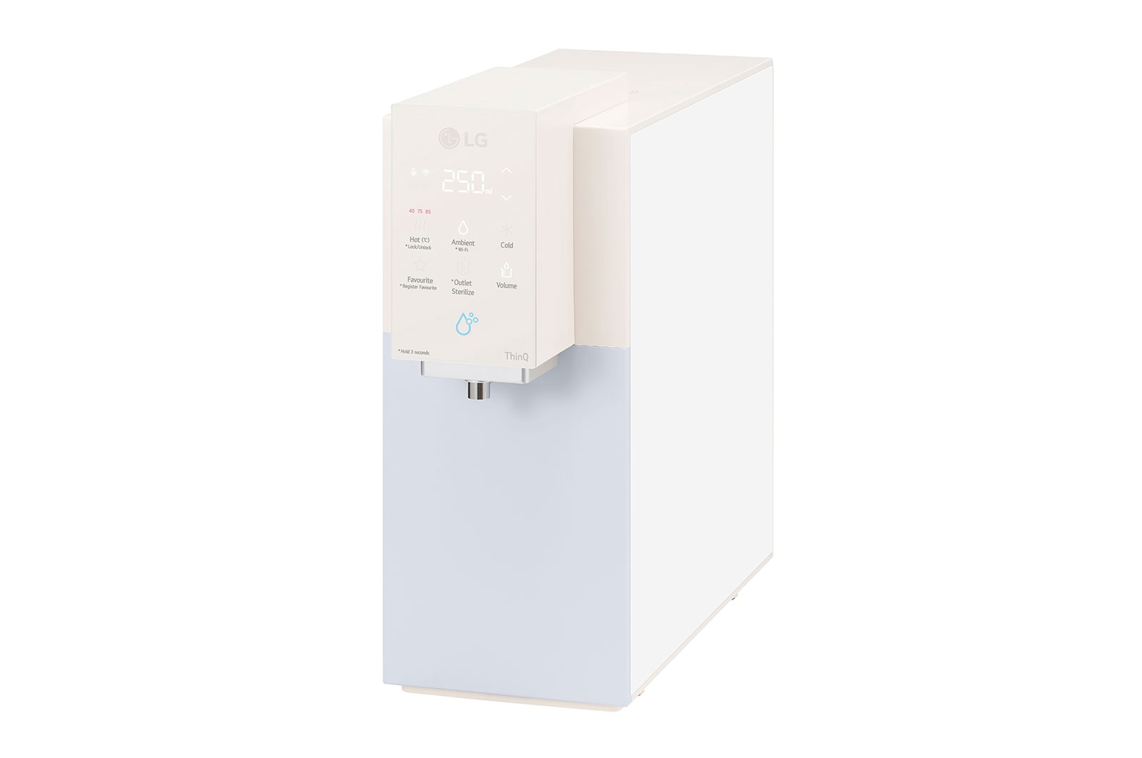 LG PuriCare Objet Collection Water Purifier, Calming Beige, WD518AN.ABGRLML