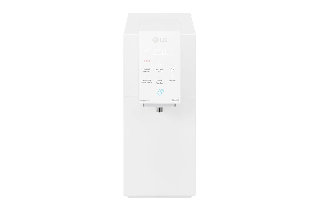 LG PuriCare Objet Collection Water Purifier, Calming Cream White, WD518AN.AWHRLML