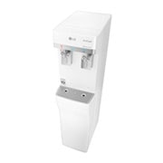 LG Slim Stand LG PuriCare™ Water Purifier with Tankless Cold Water & Big Hot Water Capacity, White, WS410GN