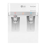 LG Slim Stand LG PuriCare™ Water Purifier with Tankless Cold Water & Big Hot Water Capacity, White, WS410GN