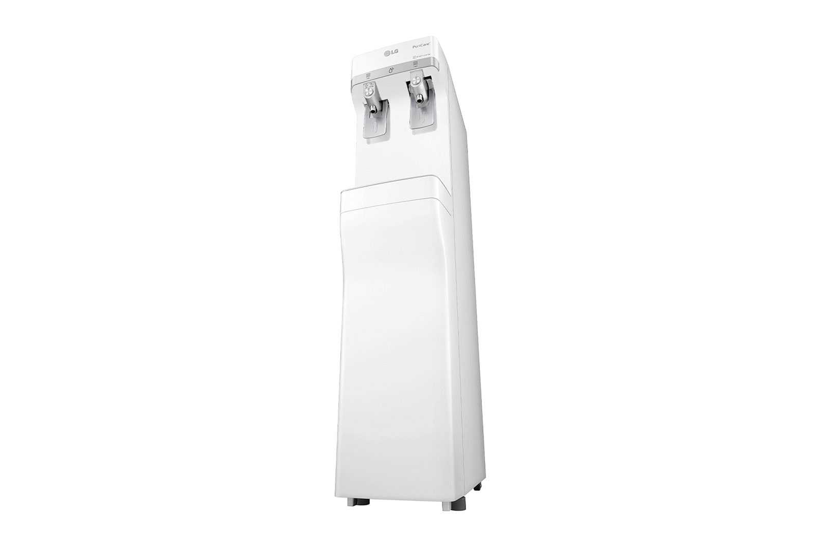 LG Slim Stand LG PuriCare™ Water Purifier with Tankless Cold Water & Big Hot Water Capacity, White, WS410GN