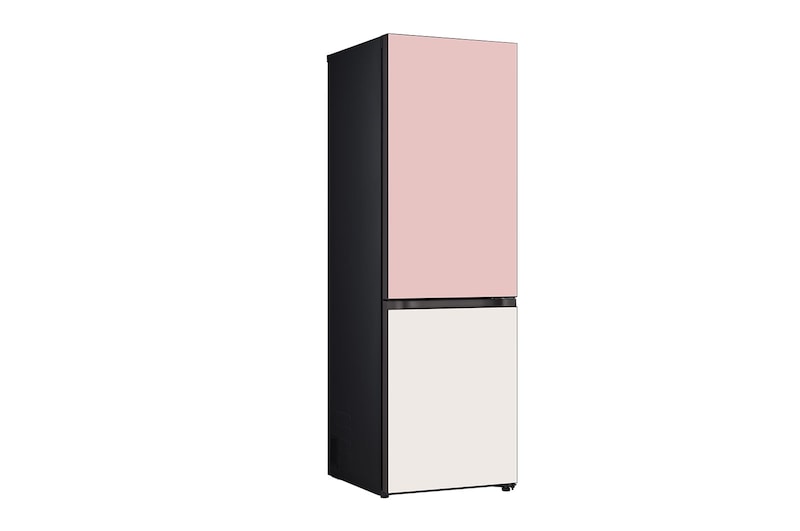 LG 341L Bottom Freezer Fridge in Pink & Beige Finish, GC-B459QG9D