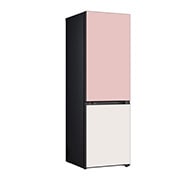 LG 341L Bottom Freezer Fridge in Pink & Beige Finish, GC-B459QG9D
