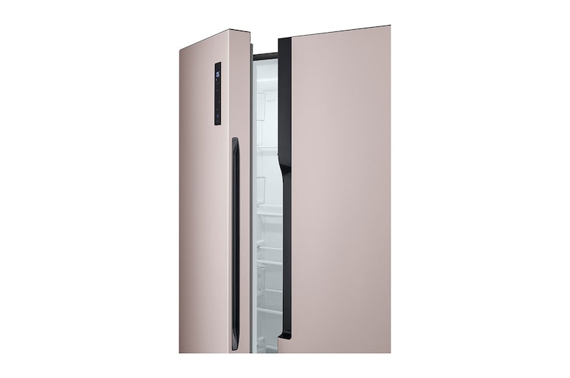 LG 508L Side-by-Side Fridge in Gold Finish, GC-B507PGAM