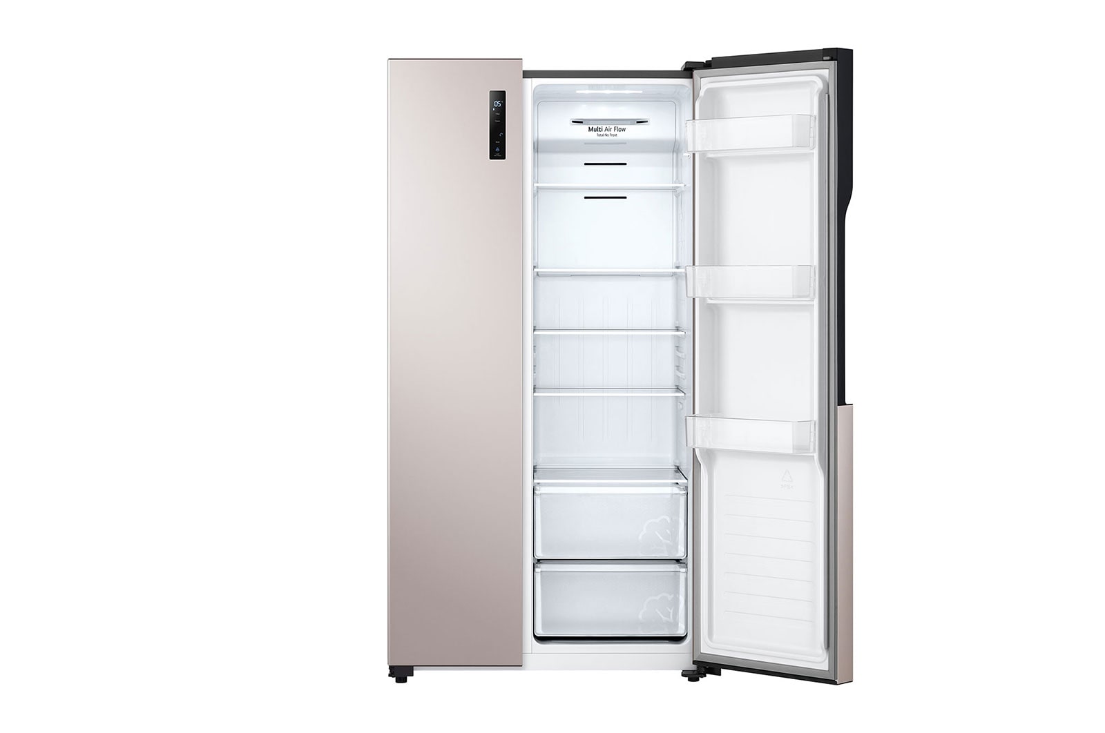 LG 508L Side-by-Side Fridge in Gold Finish, GC-B507PGAM