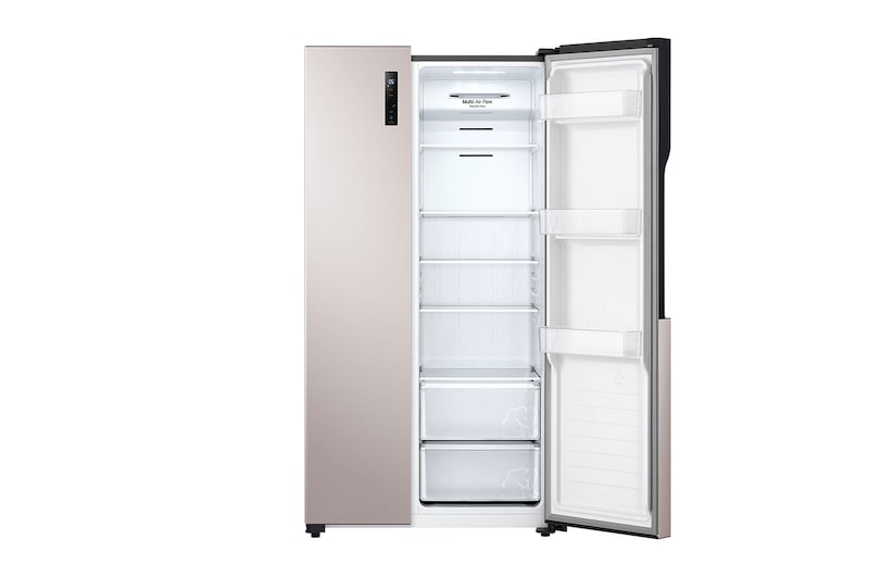 LG 508L Side-by-Side Fridge in Gold Finish, GC-B507PGAM