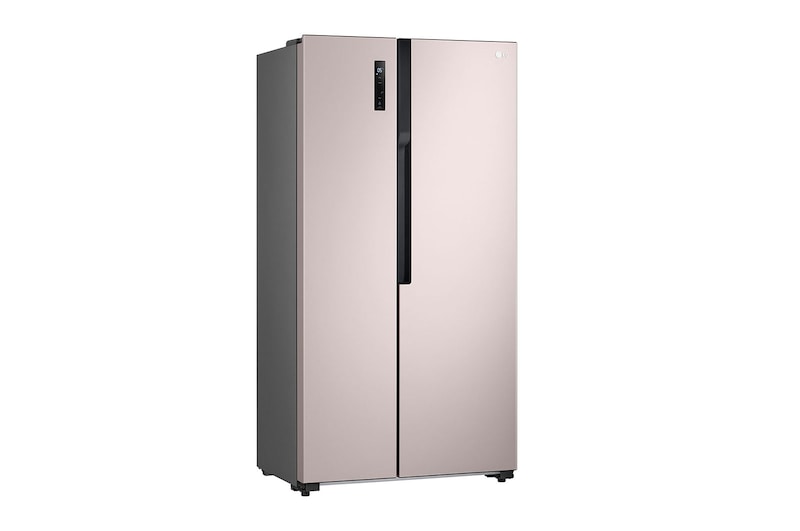 LG 508L Side-by-Side Fridge in Gold Finish, GC-B507PGAM