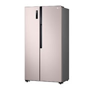 LG 508L Side-by-Side Fridge in Gold Finish, GC-B507PGAM