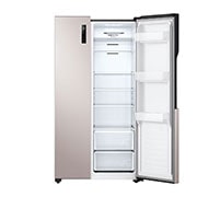 LG 508L Side-by-Side Fridge in Gold Finish, GC-B507PGAM