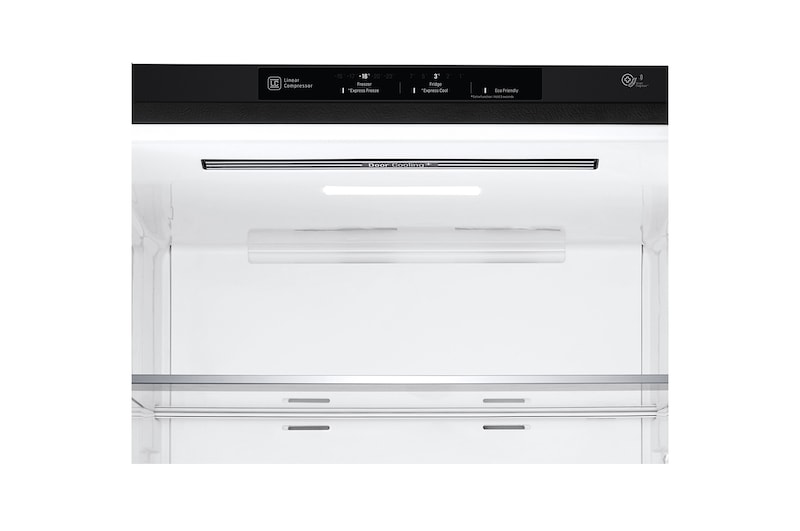 LG 420L Bottom Freezer Fridge in Matte Black Finish, GC-B529NQCM