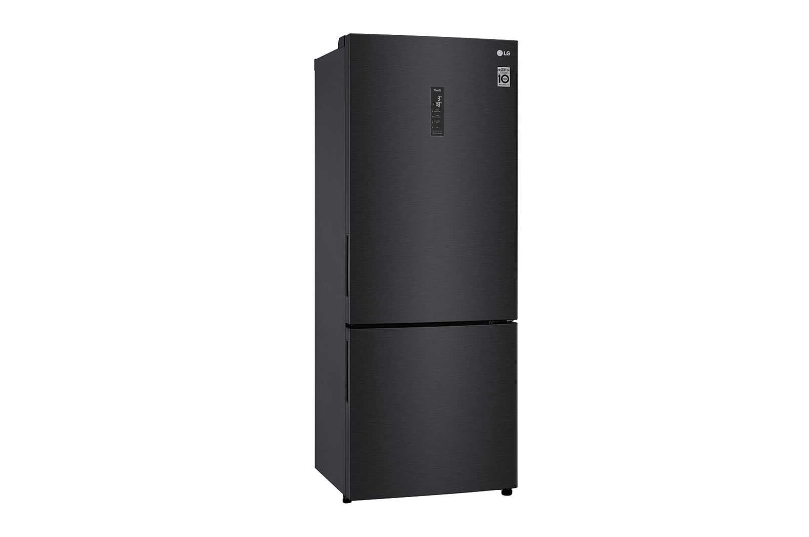 LG 455L Bottom Freezer Fridge in Matte Black Finish, GC-B569NQCM