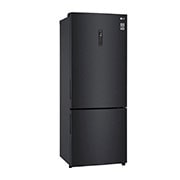 LG 455L Bottom Freezer Fridge in Matte Black Finish, GC-B569NQCM