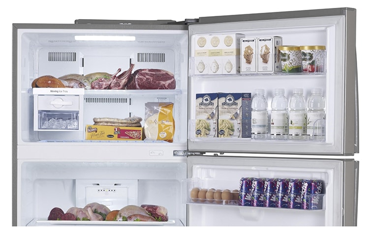 LG 620L Stainless Steel VCM Top Mount Fridge, GR-M703GSHH