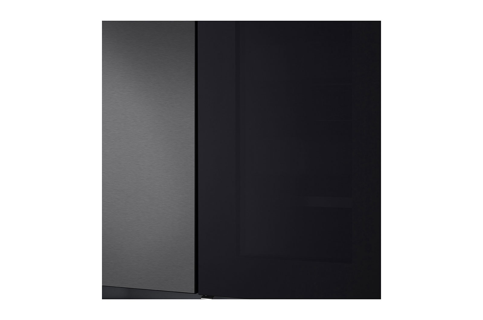 LG 655L Side-by-Side Fridge with InstaView Door-in-Door™ in Matte Black Finish, GC-Q257CQFL