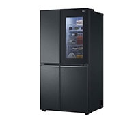 LG 655L Side-by-Side Fridge with InstaView Door-in-Door™ in Matte Black Finish, GC-Q257CQFL