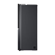 LG 655L Side-by-Side Fridge with InstaView Door-in-Door™ in Matte Black Finish, GC-Q257CQFL