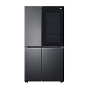 LG 655L Side-by-Side Fridge with InstaView Door-in-Door™ in Matte Black Finish, GC-Q257CQFL