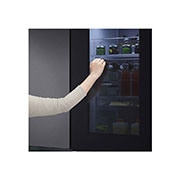 LG 655L Side-by-Side Fridge with InstaView Door-in-Door™ in Matte Black Finish, GC-Q257CQFL