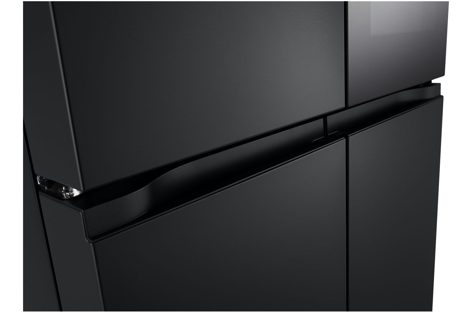 LG 431L French Door Fridge with InstaView in Black Steel Finish, GC-V22FFQMB