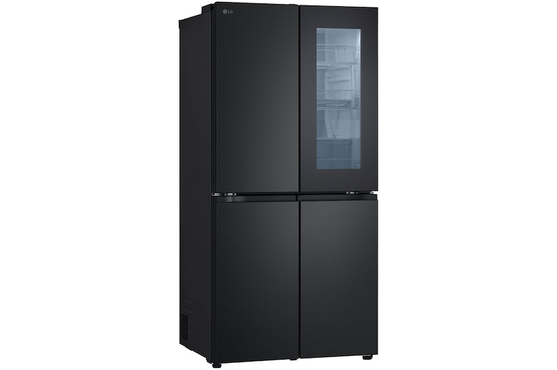 LG 431L French Door Fridge with InstaView in Black Steel Finish, GC-V22FFQMB