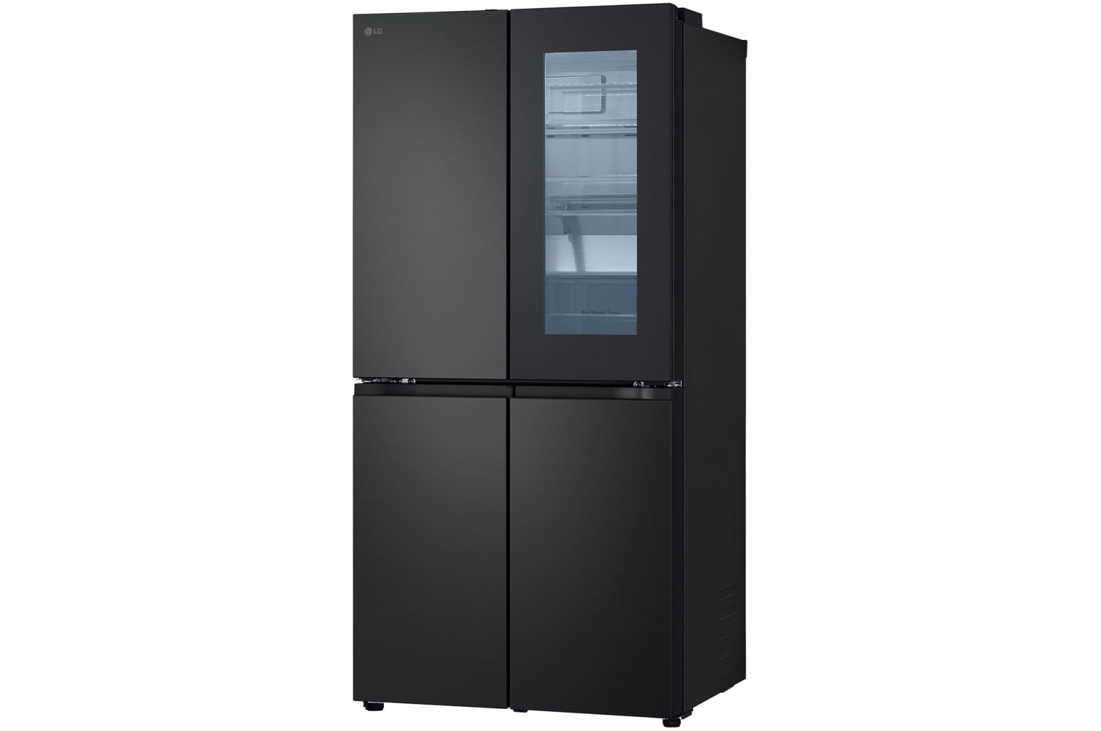 LG 431L French Door Fridge with InstaView in Black Steel Finish, GC-V22FFQMB