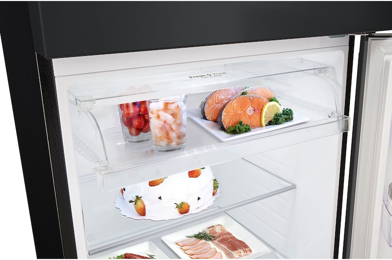 LG 493L Top Freezer Fridge in Essence Matt Black , GN-B452PQBK