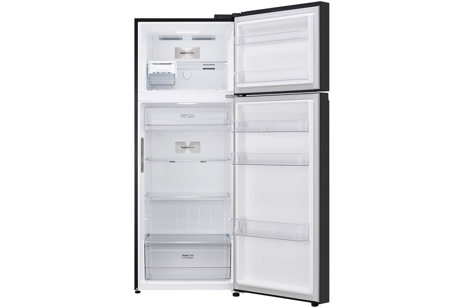 LG 493L Top Freezer Fridge in Essence Matt Black , GN-B452PQBK