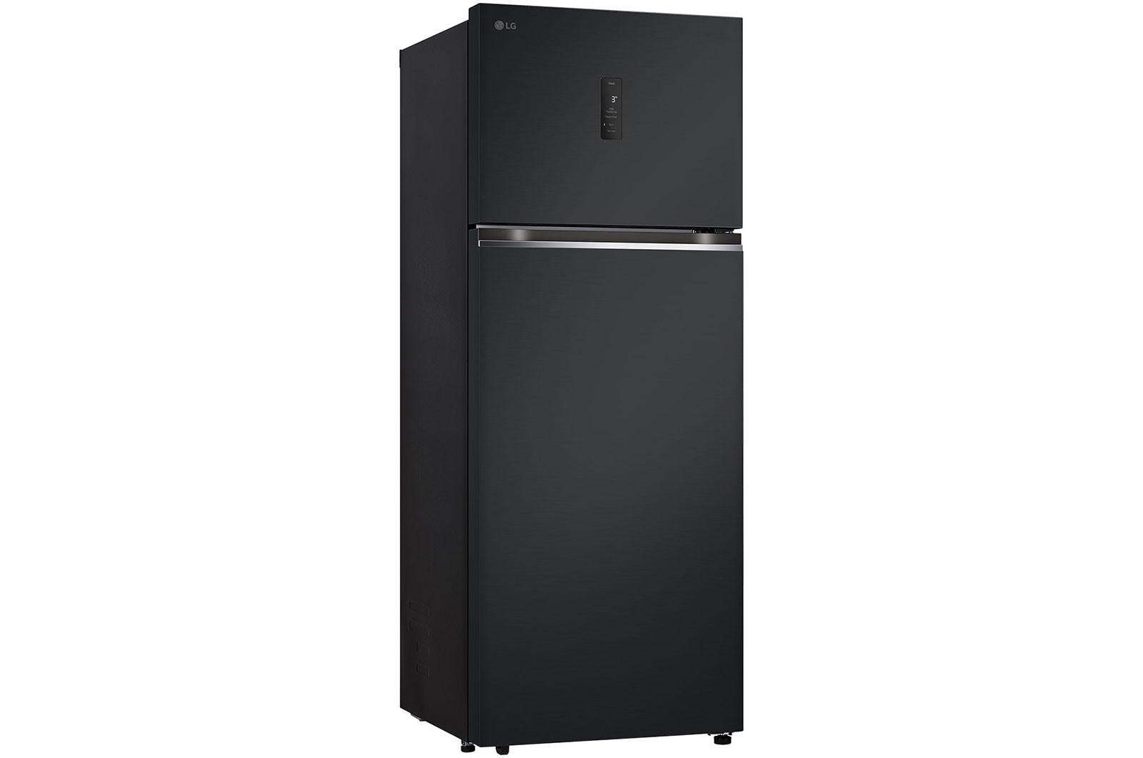 LG 493L Top Freezer Fridge in Essence Matt Black , GN-B452PQBK
